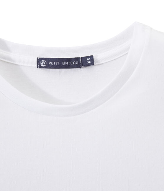T-shirt donna INDISPENSABLE in jersey leggero bianco ECUME