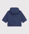Giacca in denim trapuntato con ricamo a stelle neonato blu