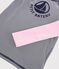 T-shirt anti-uv riciclata bambina - bambino rosa MINOIS/bianco MULTICO