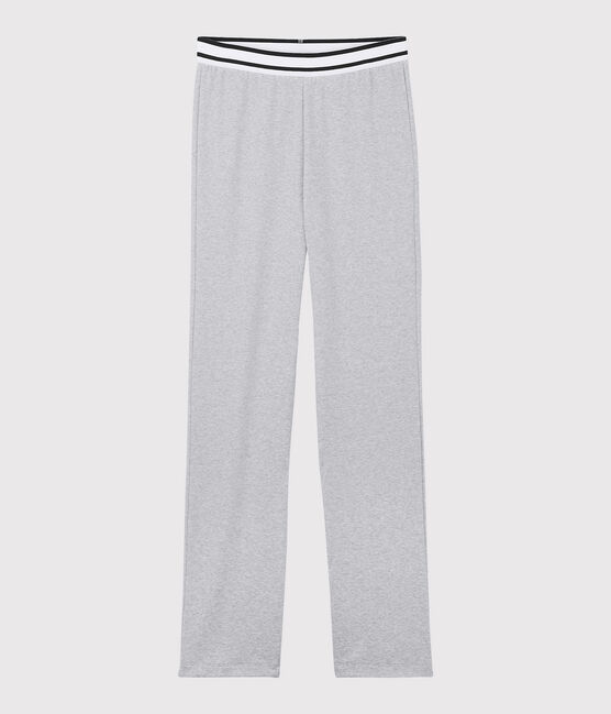 Leggings da donna in cotone grigio BELUGA CHINE