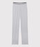 Leggings da donna in cotone grigio BELUGA CHINE
