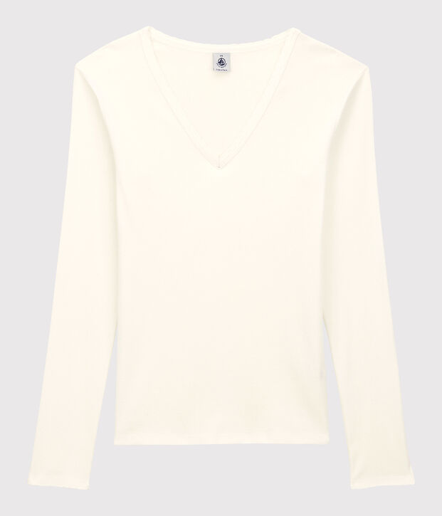 T-shirt cocotte L'ICONIQUE in cotone Donna bianco