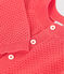 Cardigan in maglia di cotone per neonati arancione JUPITER