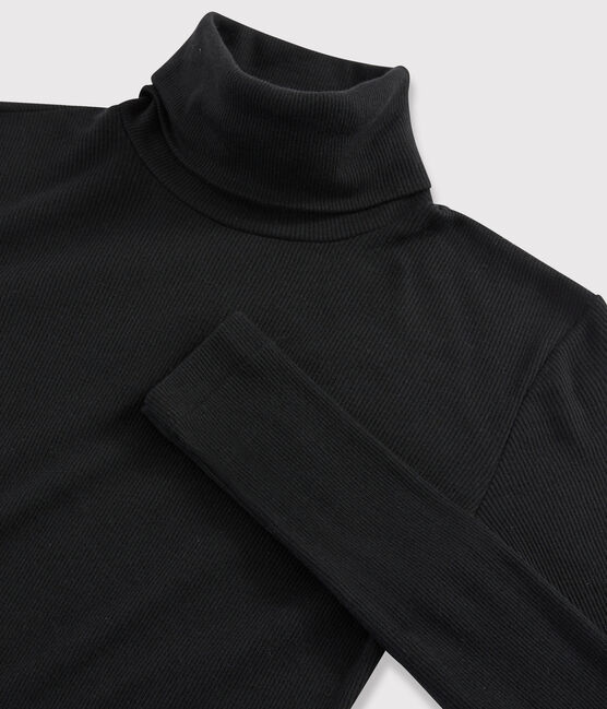 Dolcevita in lana e cotone Donna nero NOIR