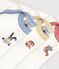 Set di body a maniche lunghe in cotone tinta unita neonato multicolore