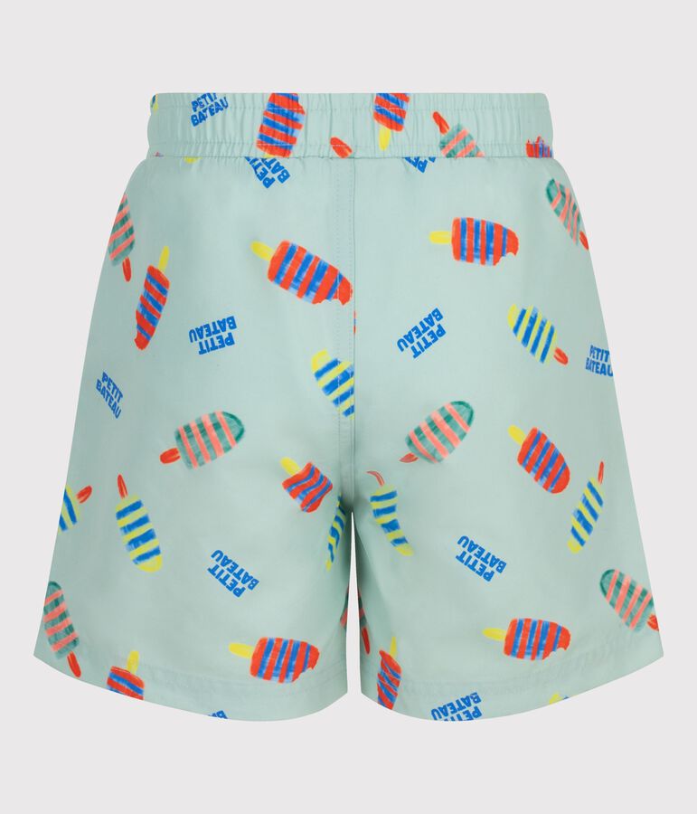 Shorts da mare bambino con stampa SPRAY/ MULTICO