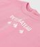 T-shirt a maniche lunghe in cotone con gatton stampato neonata BOUDOIR