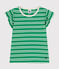 T-shirt bambina in jersey leggero a righe PRADO/ AVALANCHE