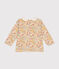 Blusa con colletto in cotone neonato bianco AVALANCHE/ MULTICO