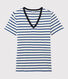T-shirt scollo a V iconica Donna