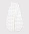 Sacco nanna in cotone con balena stampata neonato TOG 3 bianco/blu