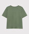 T-shirt LE BOXY in cotone donna verde CROCO