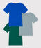 Confezione da 3 t-shirt manica corta bambino in cotone variante 1