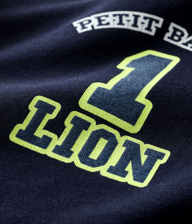 T-shirt maniche corte beb&egrave; maschio blu