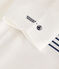 T-shirt Monsieur Madame in cotone neonato bianco MARSHMALLOW