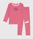 Pigiama millerighe in cotone bambina/bambino