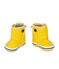 Esterno cerato giallo e interno in cotone millerighe. giallo JAUNE