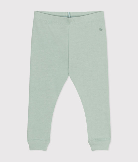 Leggings in cotone per bebè verde HERBIER