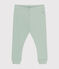 Leggings in cotone per bebè verde HERBIER