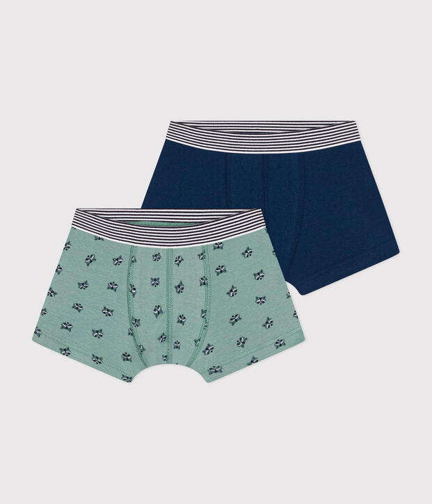 Set di 2 boxer in cotone bambino multicolore