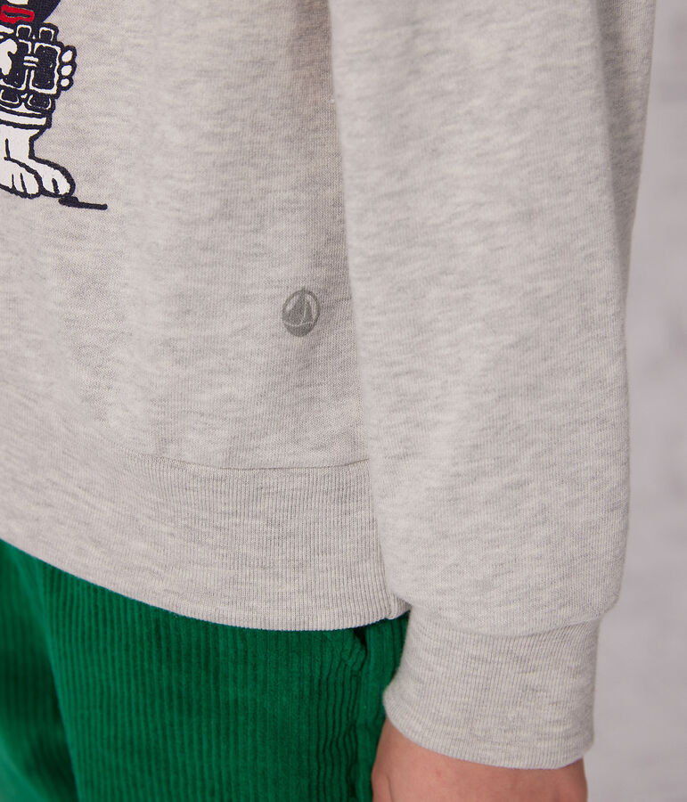 Felpa bambino unisex grigio