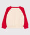 Felpa unisex rosso PEPS/bianco AVALANCHE