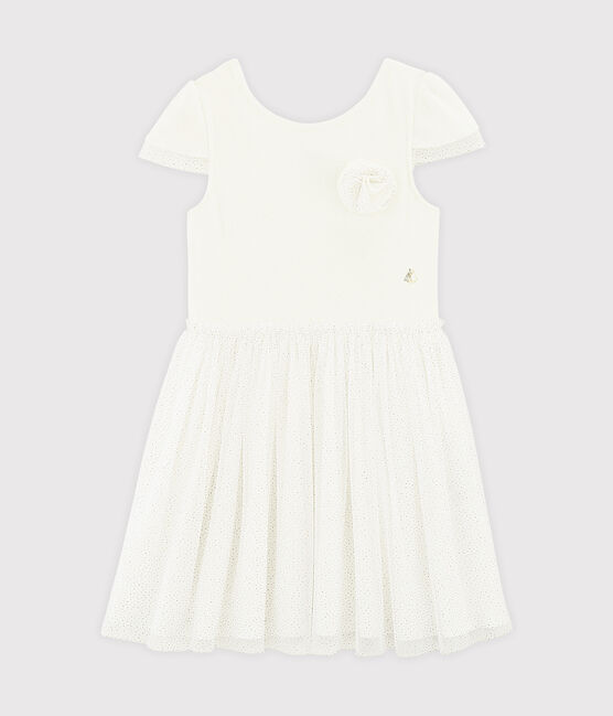 Abito da cerimonia bambina bianco MARSHMALLOW