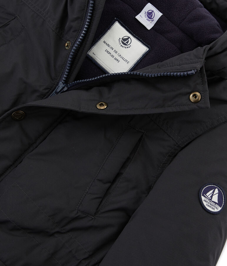 Piumino in piuma e piumetta da bambino grigio