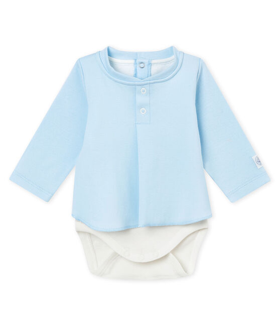 Body tee-shirtML per bebé maschio blu FRAICHEUR