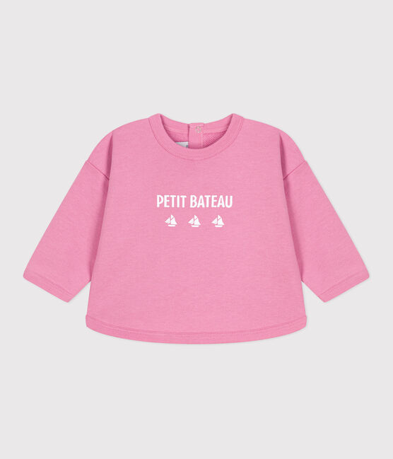 Felpa in cotone con motivo vintage Petit Bateau neonata BOUDOIR