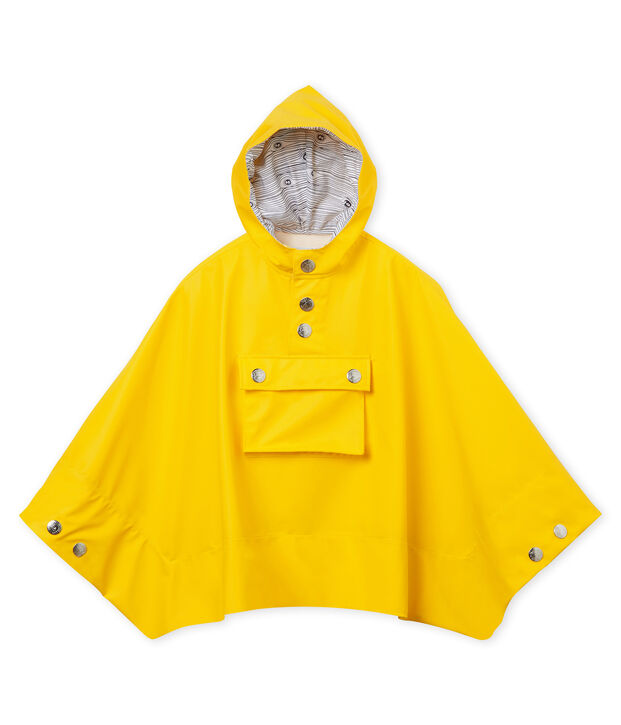 Mantella unisex per bambino giallo