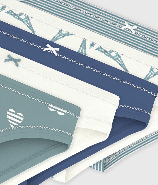 Set di slip in cotone con stampa bambina variante 1