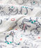 Tutina senza piedi a costine da neonata bianco MARSHMALLOW/bianco MULTICO