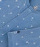 Bodyjama senza piedi in cotone blu BEACH/ MARSHMALLOW
