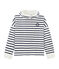 Felpa bambino bianco MARSHMALLOW/blu SMOKING