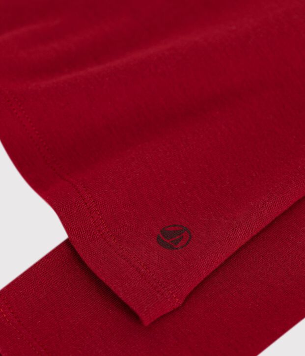 Dolcevita iconico in cotone donna rosso