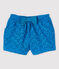 Pantaloncini in sangallo bebè femmina blu MYKONOS