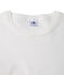 T-shirt donna fantasia in costina originale 1x1 bianco ECUME