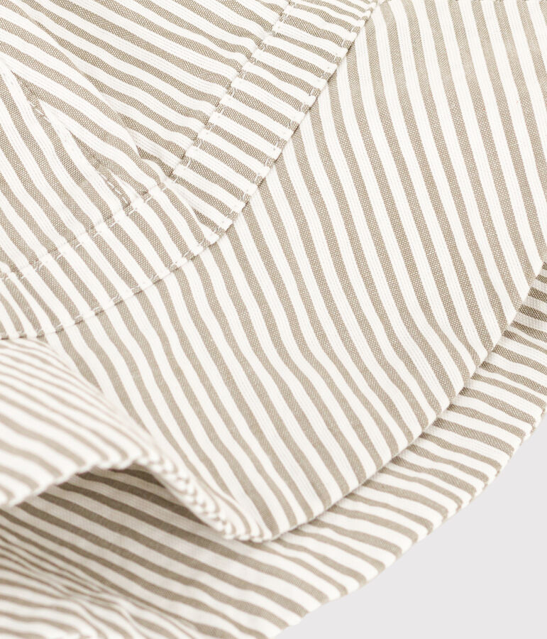 Cappellino in seersucker beb&egrave; MARECAGE/ MARSHMALLOW