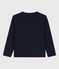 T-shirt maniche lunghe bambino stampata blu SMOKING
