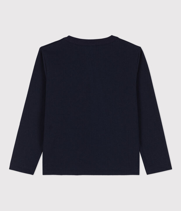 T-shirt maniche lunghe bambino stampata SMOKING