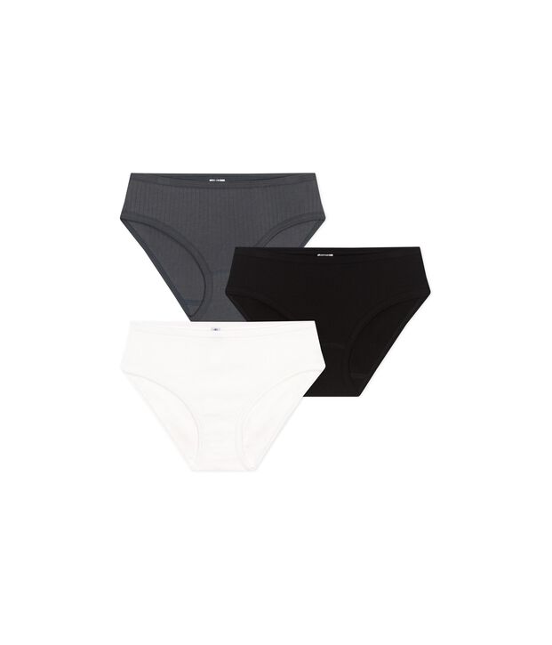 Lot de 3 culottes  en coton multicolore