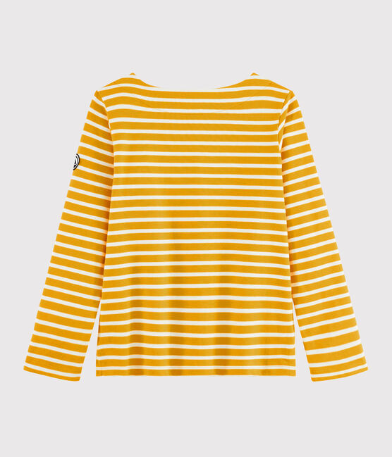 Marinière iconica Donna giallo BOUDOR/bianco MARSHMALLOW