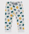 Pantaloni in molleton bebè. grigio BELUGA/bianco MULTICO