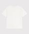 T-shirt a maniche corte in cotone bambina bianco MARSHMALLOW