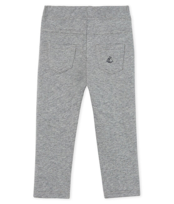 Pantalone bebè maschio in caldo molleton grigio SUBWAY CHINE