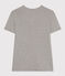 T-shirt L'ICONIQUE cocotte in cotone Donna grigio CHATON CHINE