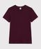 T-shirt a maniche corte in cotone tinta unita donna MOON