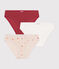 Confezione da 3 slip bambina in cotone variante 4