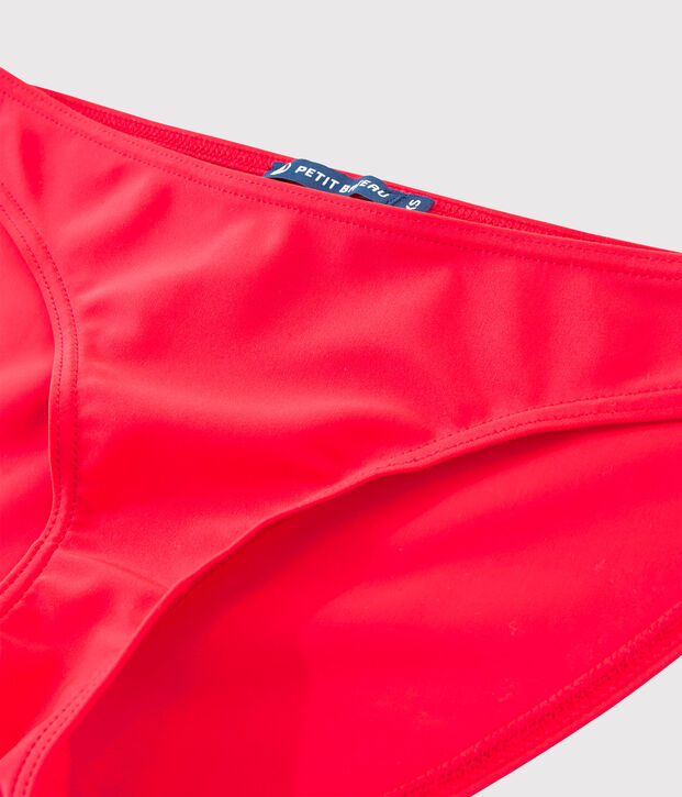 Slip costume da bagno tinta unita donna rosa